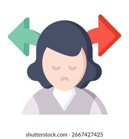 Bipolar Disorder Icon Element For Design