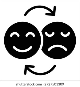 Bipolar Icon Element For Design