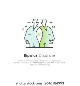 Bipolar Mood Swings Neurodivergent Mania Depression Mental Health Energy Crash Minimalist Vector Clipart Emotions Balance Highs Lows Line Art Brain Chemistry Mood Disorder Executive Dysfunction
