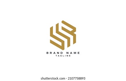 BIR, IRB, RIB, BRI, S, SSS, SS, Resumen diseño del logotipo inicial de la letra monográfica