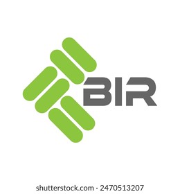 BIR letter logo vector design, BIR simple and modern logo. BIR luxurious alphabet design