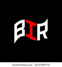BIR logo design, BIR simple and modern logo. BIR luxurious alphabet design  