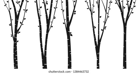 6,148 Aspen Tree Silhouette Images, Stock Photos & Vectors | Shutterstock