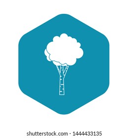 Birch icon. Simple illustration of birch vector icon for web