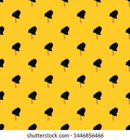 Birch pattern seamless vector repeat geometric yellow for any design