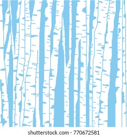 Birch tree background. Vector illustration with birch tree for nature design