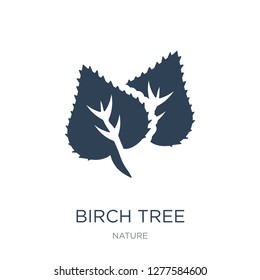birch tree icon vector on white background, birch tree trendy filled icons from Nature collection, birch tree vector illustration