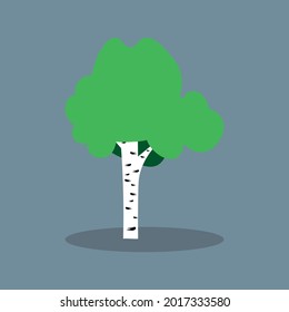Árbol de aves vegetal silvestre orgánico