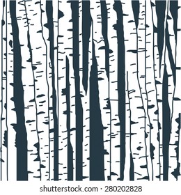 Birch trees background for you design