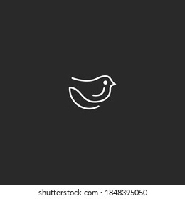 Descarga de la plantilla de vectores del logotipo de animales de resumen de aves