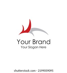 Bird abstract flying logo vector design