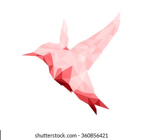 Bird abstract isolated on a white backgrounds, vector illustration 