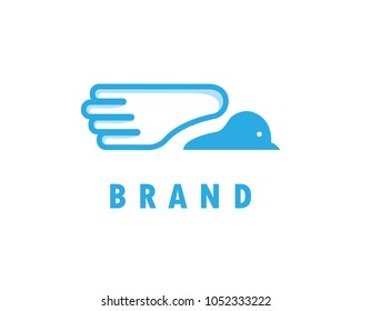 Bird abstract logo
