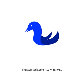 bird abstract logo design vector template