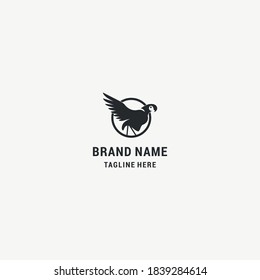 Diseño vectorial de diseño de logotipo de pájaro