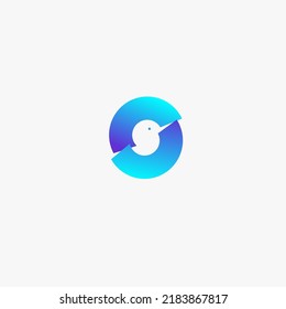 Bird Abstract Logo design vector design