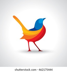 Bird Abstract Logo design vector design