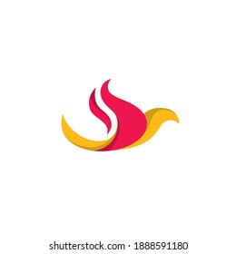 Logotipo de resumen de aves Adecuado para su marca