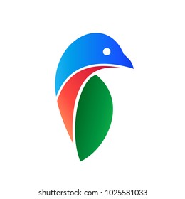 Bird Abstract Logo Template