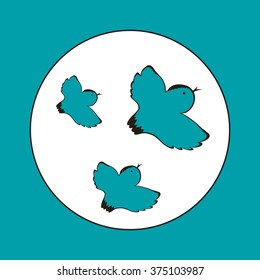Bird  abstract vector logo design template, cartoon, logo, 