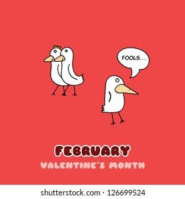 Bird adventure in valentinesÃ?Â´s month february