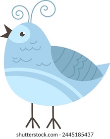 Bird Animal Cartoon Vector Illustration