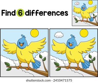 Bird Animal Find The Differences