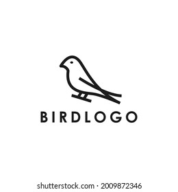 Bird Animal logo design vector element