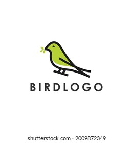 Bird Animal logo design vector element