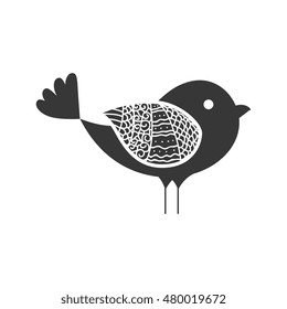bird animal silhouette