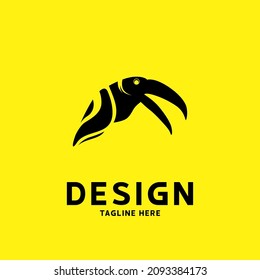 bird animal vector graphic creative symbol, illustration design template