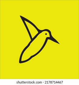 bird animal vector logo design 