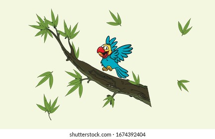 parrot png images stock photos vectors shutterstock https www shutterstock com image vector bird animation parrot tree eps png 1674392404