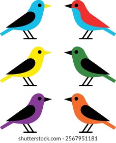 bird art design transparent background for book print photos