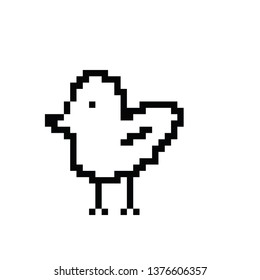 bird art pixel