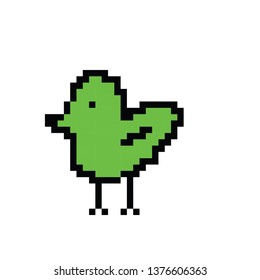 bird art pixel