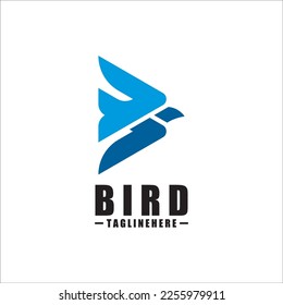 Bird B Logo - Vector logo template