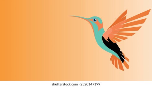 bird background illustration design where text will be added.