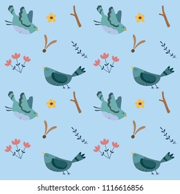 bird background pattern