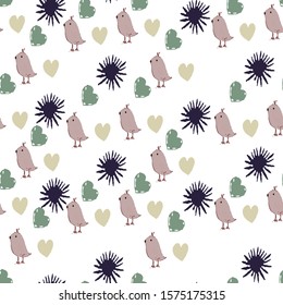 bird background  for in vector textiles