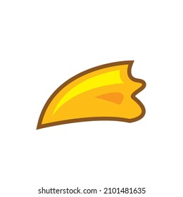 bird beak vector element design template web