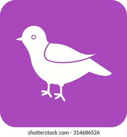 Bird, birds, nature icon vector image. Can also be used for Animals and Insects. Suitable for mobile apps, web apps and print media.