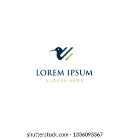 Bird Book Education Creative Logo Design