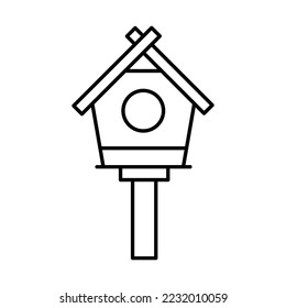 Bird box Vector Icon fully editable
