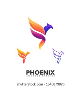 Bird Bundle Eagle Colorful Designs Concept illustration Vector Template. Suitable for Creative Industry, Multimedia, entertainment, Educations, Shop, and any related business