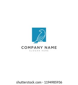 Bird business Logo Template Design Vector, Emblem, Design Concept, Creative Symbol, Icon