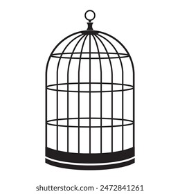 bird cage icon vector illustration simple design