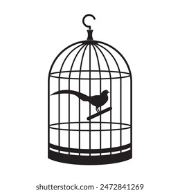 bird cage icon vector illustration simple design