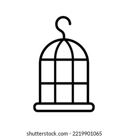 Bird Cage Icon Vector Sign And Symbols