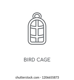 Bird cage linear icon